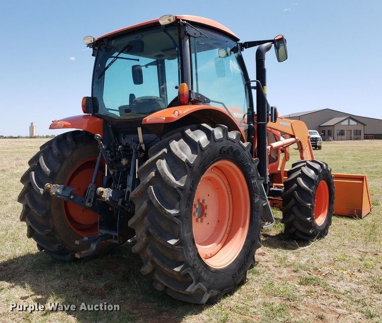 image for item DQ0557 Kubota M135GX  MFWD tractor
