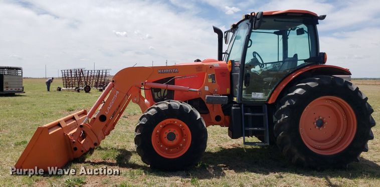 image for item DQ0557 Kubota M135GX  MFWD tractor
