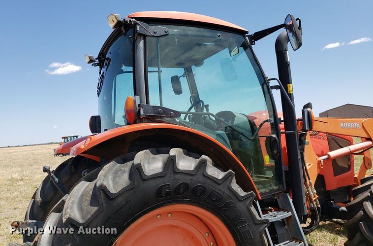 image for item DQ0557 Kubota M135GX  MFWD tractor