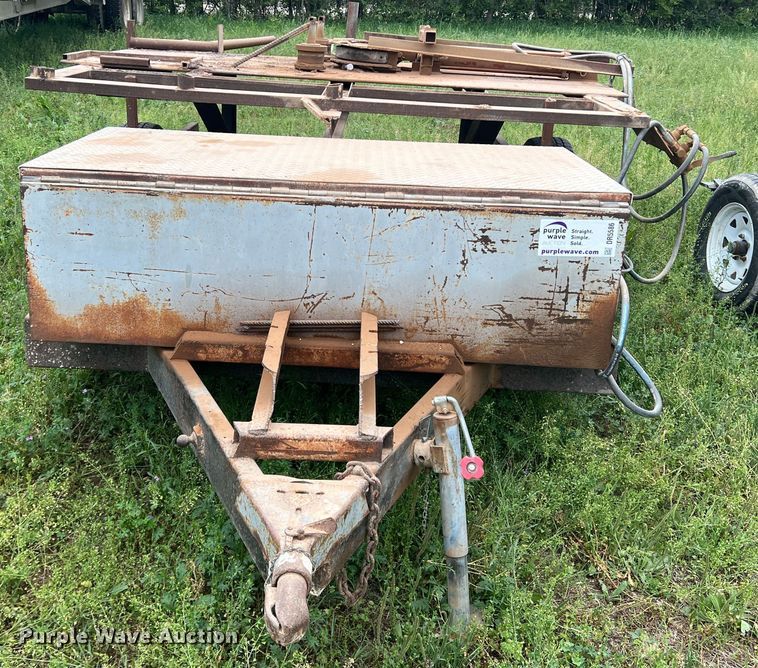 image for item DR5586 Shop built  pipe bending trailer