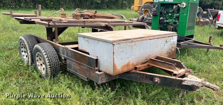 image for item DR5586 Shop built  pipe bending trailer