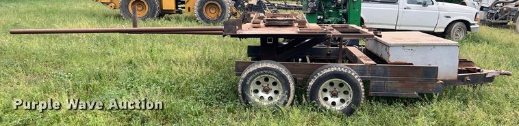 image for item DR5586 Shop built  pipe bending trailer