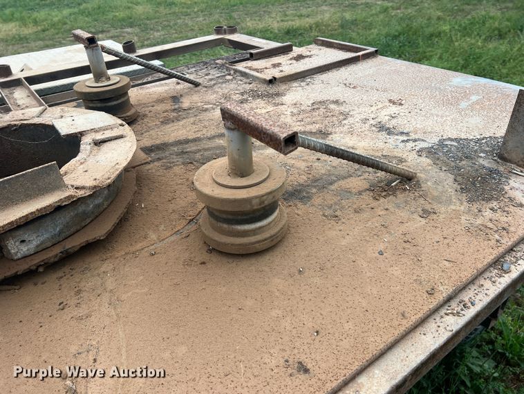 image for item DR5586 Shop built  pipe bending trailer