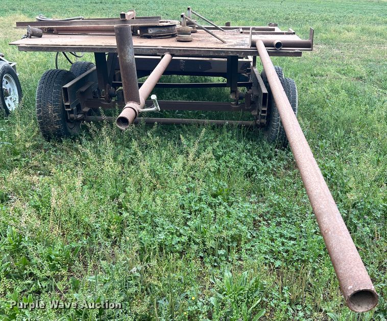 image for item DR5586 Shop built  pipe bending trailer