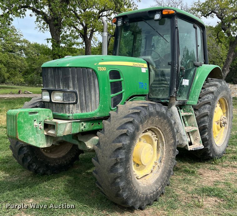 image for item DR5591 2008 John Deere 7330  MFWD tractor