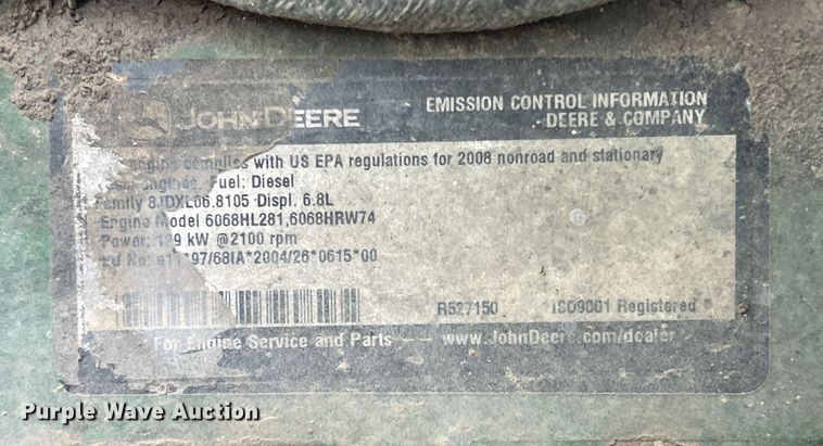 image for item DR5591 2008 John Deere 7330  MFWD tractor