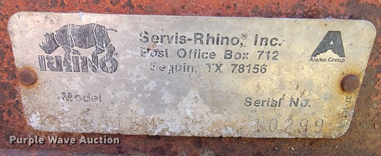 image for item II9012 Rhino SSA15M  batwing rotary mower