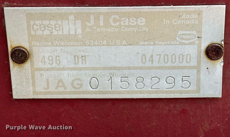 image for item JD9121 Case 496  double off-set disk