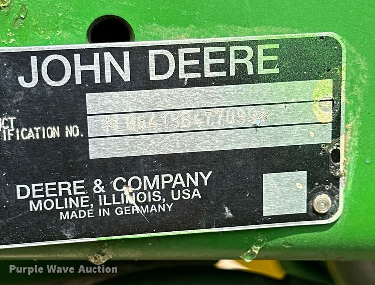 image for item JD9128 2006 John Deere 6415  MFWD tractor