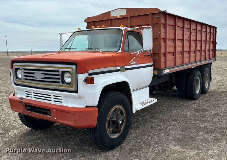 image for item KL9143 1977 Chevrolet C65  grain truck