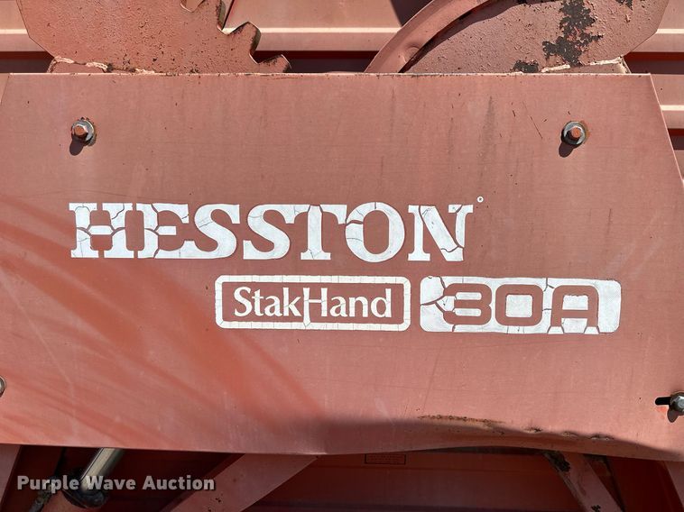 image for item KL9173 Hesston Stakhand 30A  hay stacker