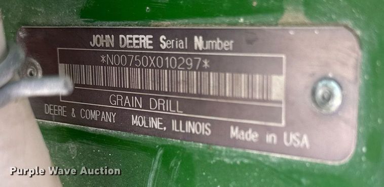 image for item KL9184 John Deere 750  grain drill