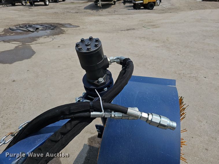 image for item LE9407 2023 Handy Attachments HFBS36  skid steer feed bunk sweeper