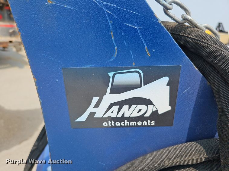 image for item LE9407 2023 Handy Attachments HFBS36  skid steer feed bunk sweeper