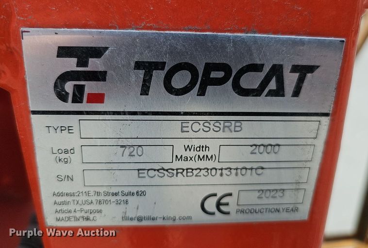 image for item LE9412 2023 Top Cat ECSSRB  skid steer tree shear