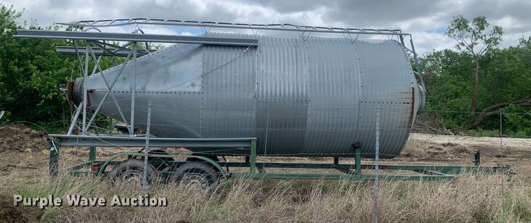 image for item LH9588 Shop built  grain bin trailer