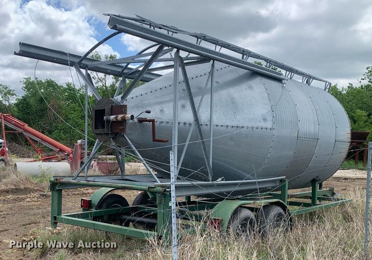 image for item LH9588 Shop built  grain bin trailer