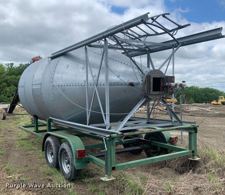 image for item LH9588 Shop built  grain bin trailer