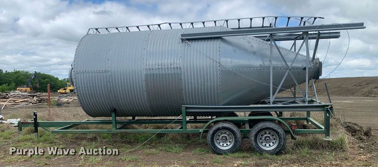image for item LH9588 Shop built  grain bin trailer