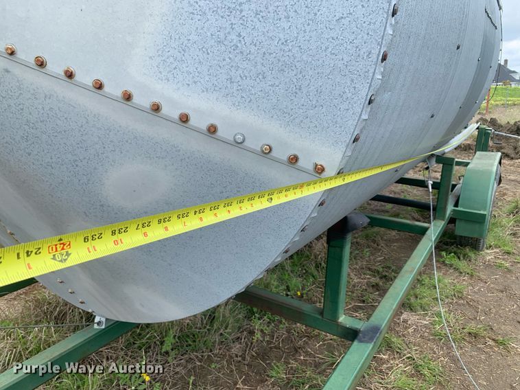 image for item LH9588 Shop built  grain bin trailer