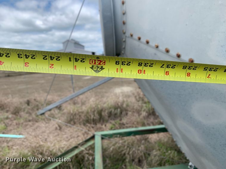 image for item LH9588 Shop built  grain bin trailer