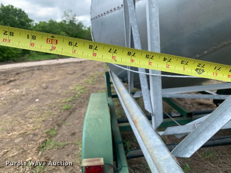 image for item LH9588 Shop built  grain bin trailer