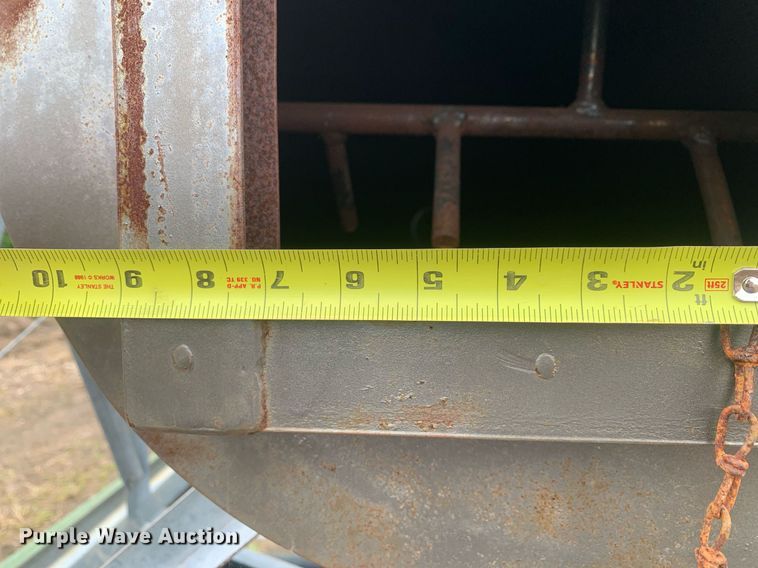 image for item LH9588 Shop built  grain bin trailer