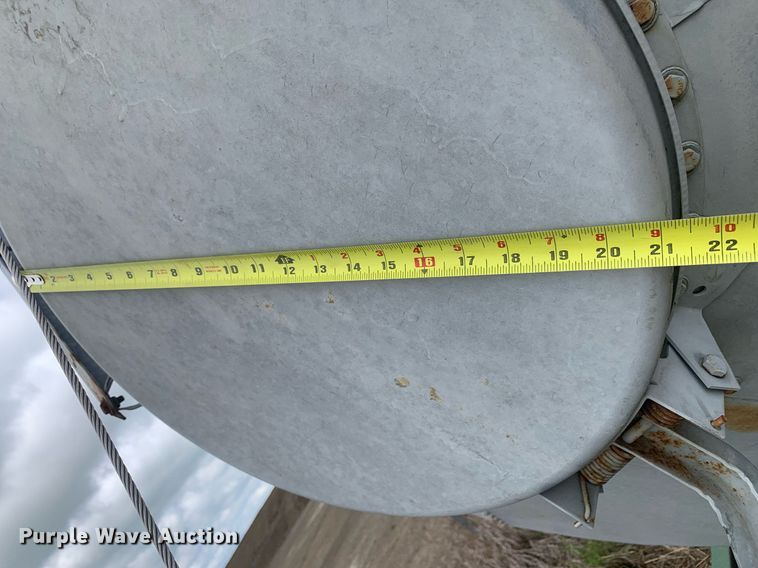 image for item LH9588 Shop built  grain bin trailer