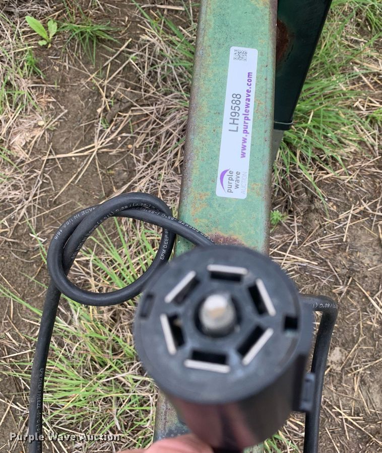 image for item LH9588 Shop built  grain bin trailer