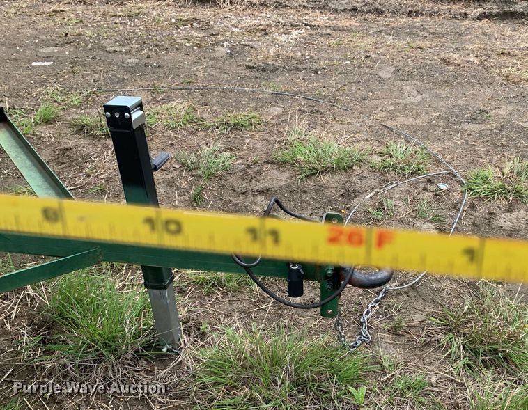 image for item LH9588 Shop built  grain bin trailer