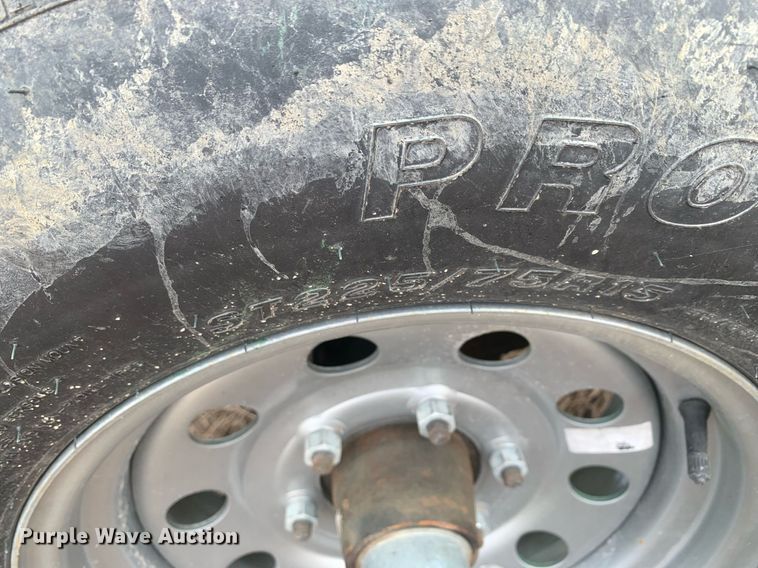 image for item LH9588 Shop built  grain bin trailer