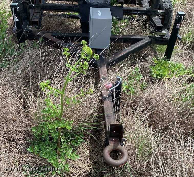 image for item LH9589 Shop built  grain bin trailer