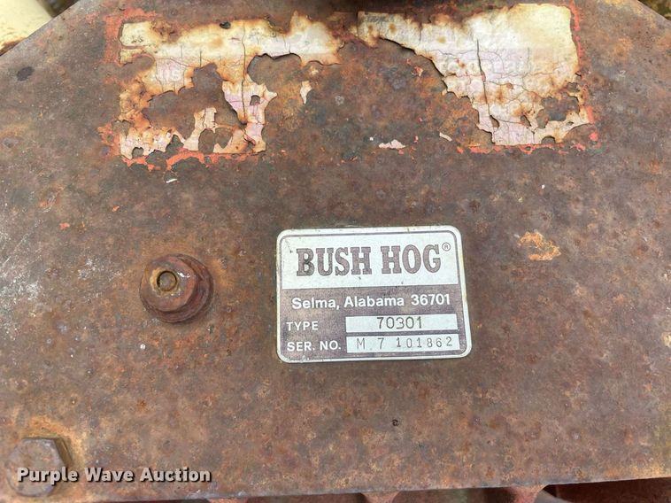 image for item LJ9647 Bush Hog 70301  batwing rotary mower