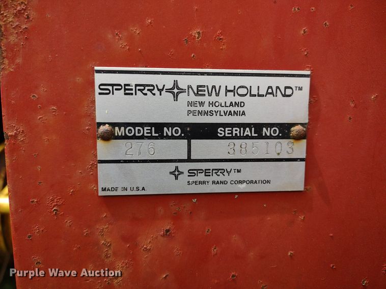 image for item LL9090 New Holland 276  small square baler