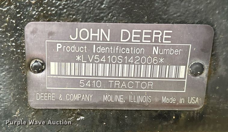 image for item LR9735 1998 John Deere 5410  tractor