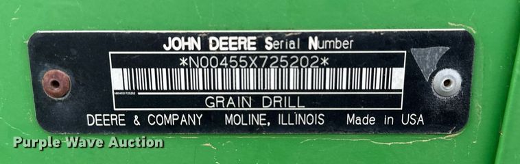 image for item LR9752 John Deere 455  grain drill
