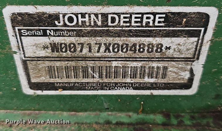 image for item LW9553 John Deere 717  rotary mower