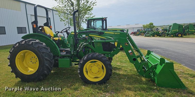 image for item MC9015 2021 John Deere 5075E  MFWD tractor