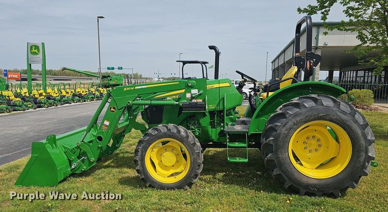 image for item MC9015 2021 John Deere 5075E  MFWD tractor