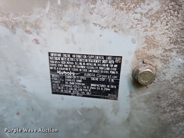 image for item MC9019 2016 Takeuchi TL12  tracked skid steer loader