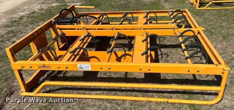 image for item MC9879 Land Honor  skid steer bale accumulator grapple