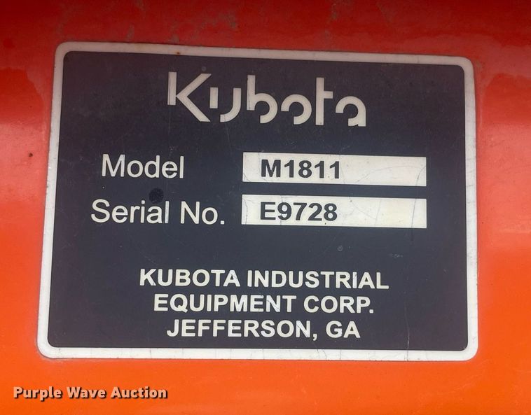 image for item MS9666 Kubota M6060  MFWD tractor