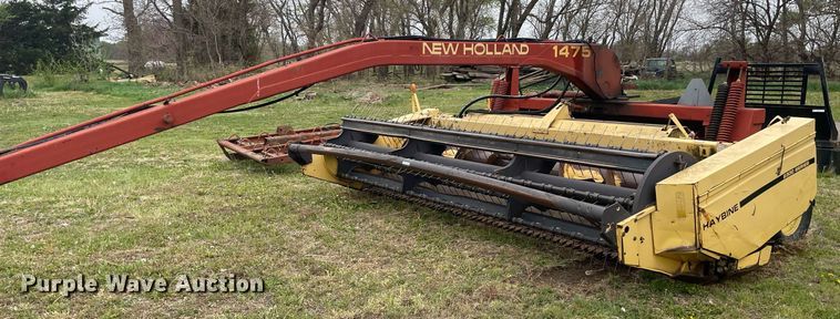image for item MS9674 New Holland 1475T  swather / windrower