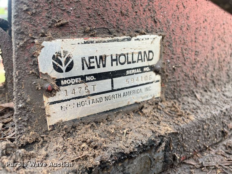image for item MS9674 New Holland 1475T  swather / windrower