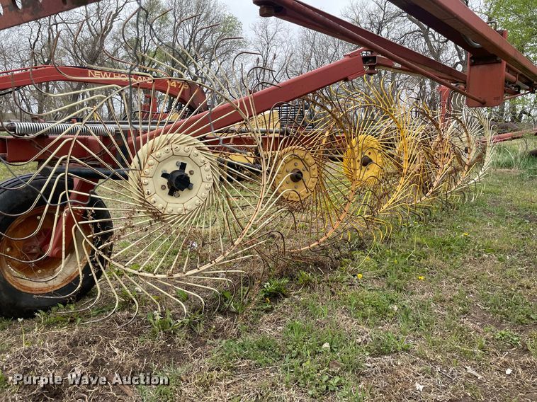 image for item MS9675 Hesston 3983  hay rake