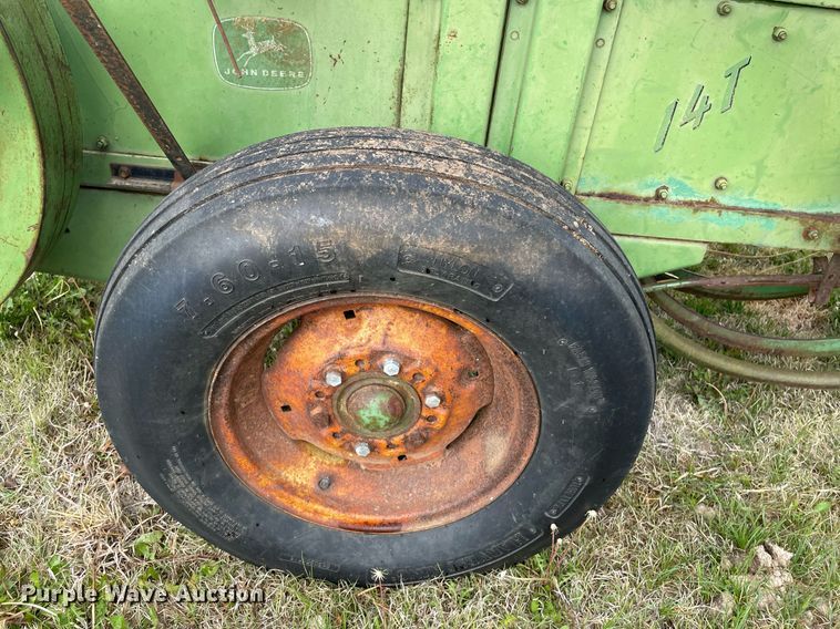 image for item MS9680 John Deere 14T  small square baler