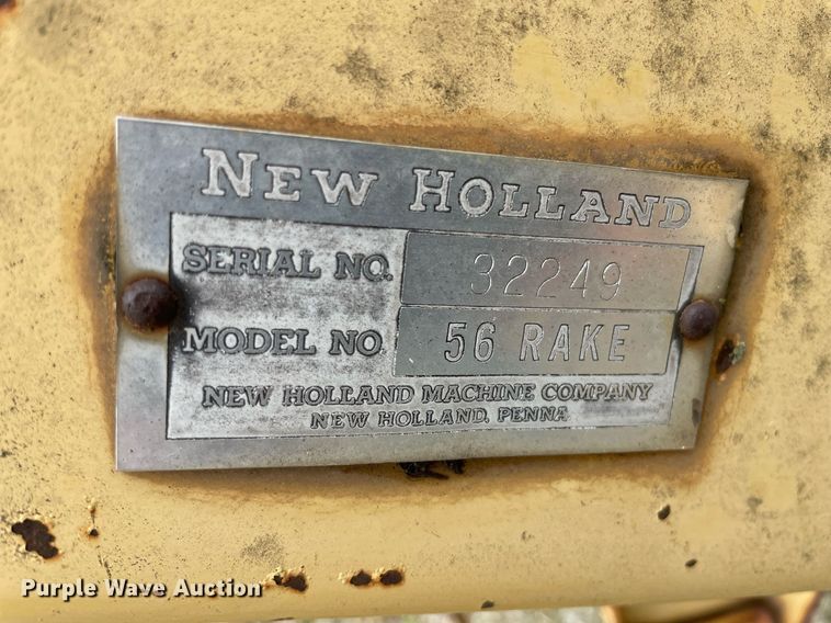 image for item MS9681 New Holland 56  hay rake