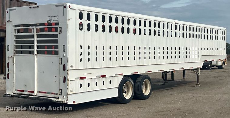image for item MY9786 2002 Ground Loader  livestock trailer