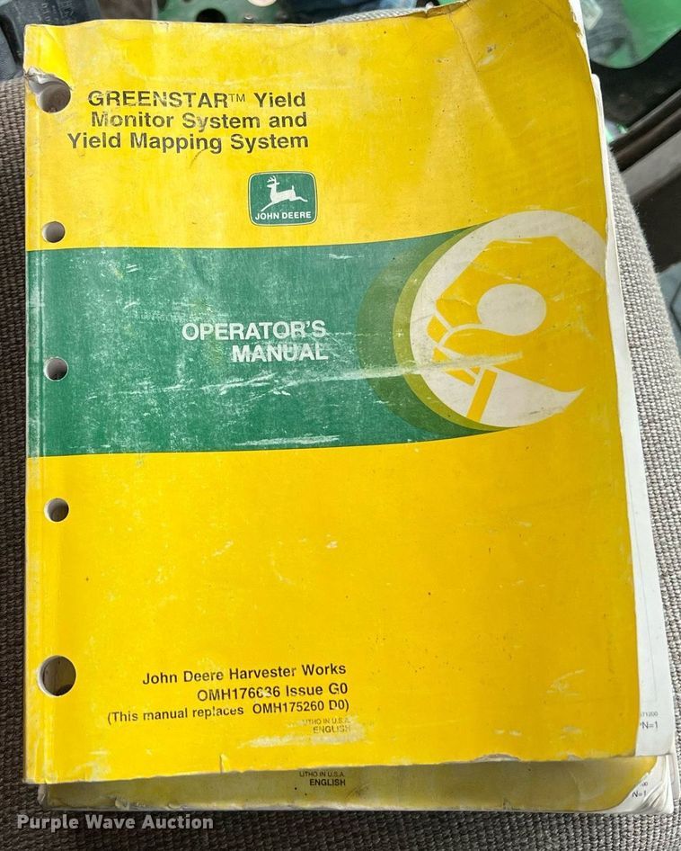 image for item MY9789 2001 John Deere 9550  combine