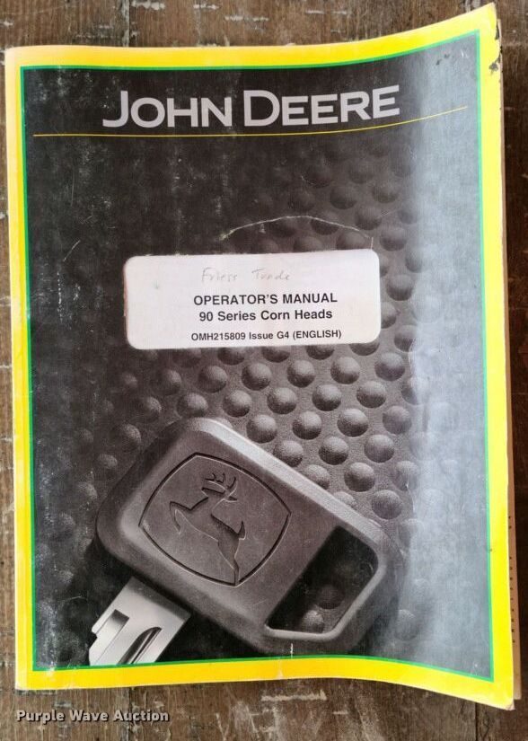 image for item MY9790 John Deere 893  corn head